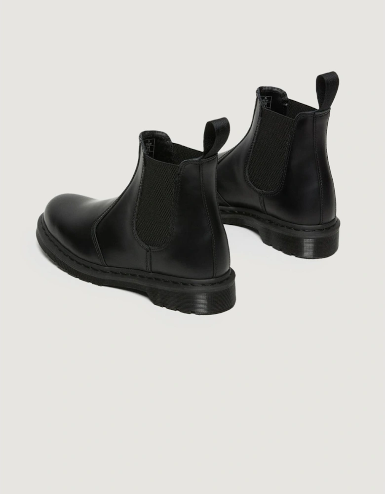 Round Toe Black Leather Boots for Women