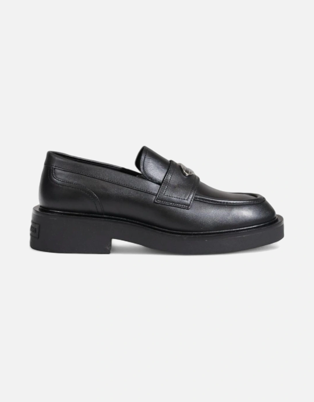 Leather Loafers Classic Style Women - Black Running Shoes, 4 of 3