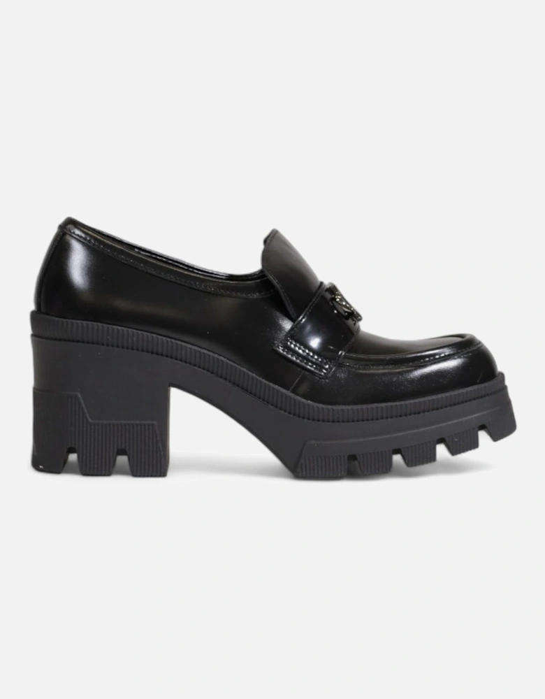 Platform Loafer Patent Leather Women - Black Running Shoes