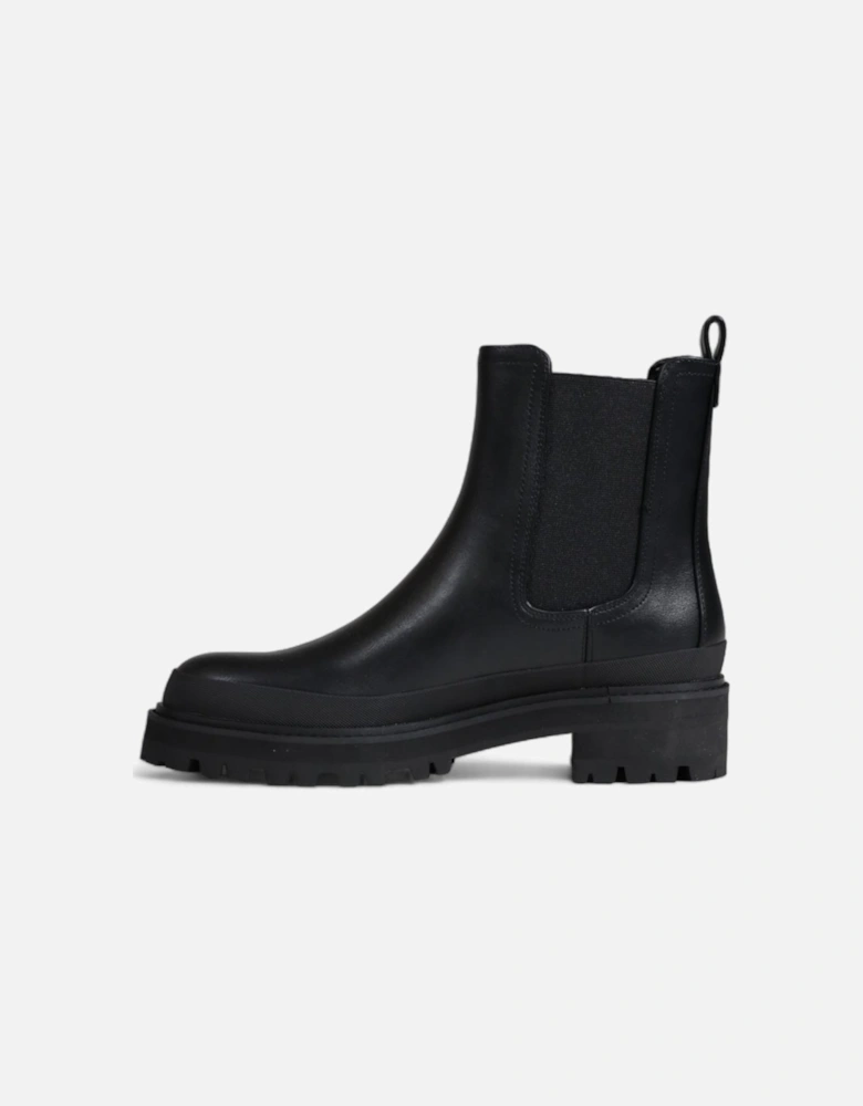 Womens Slip-On Black Boots