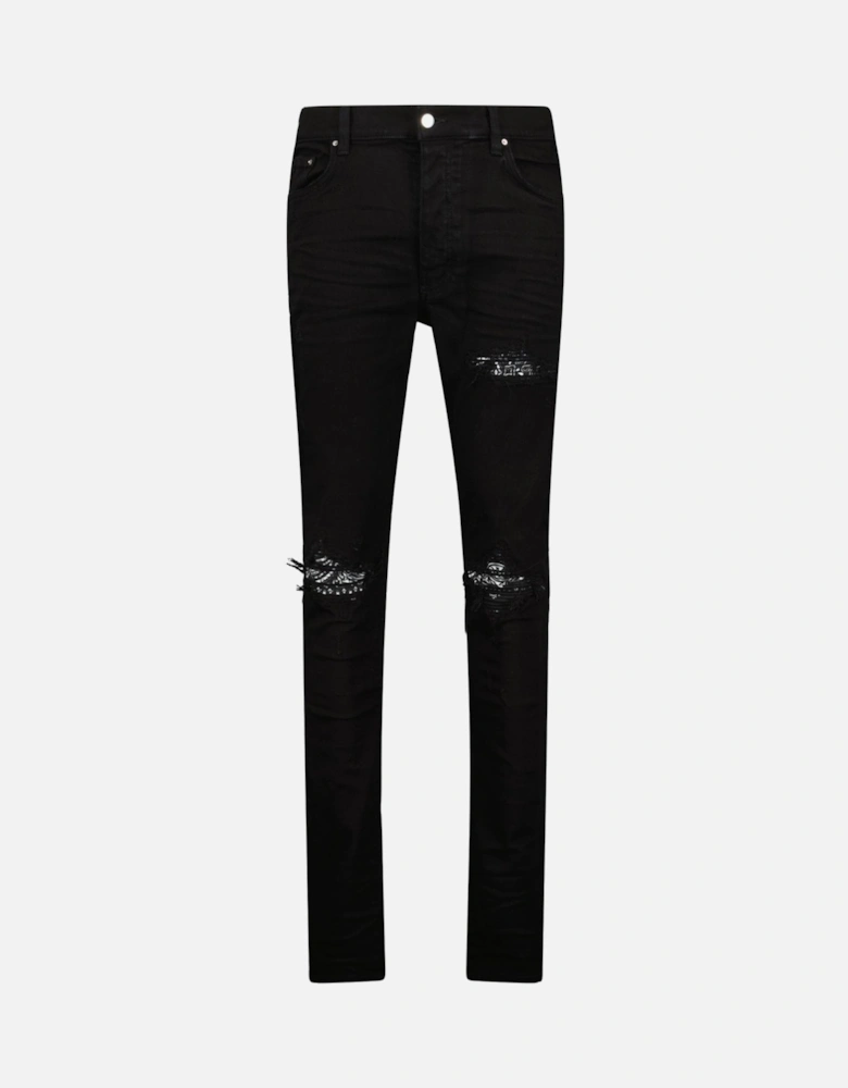 MX1 Bandana Skinny Jeans Black