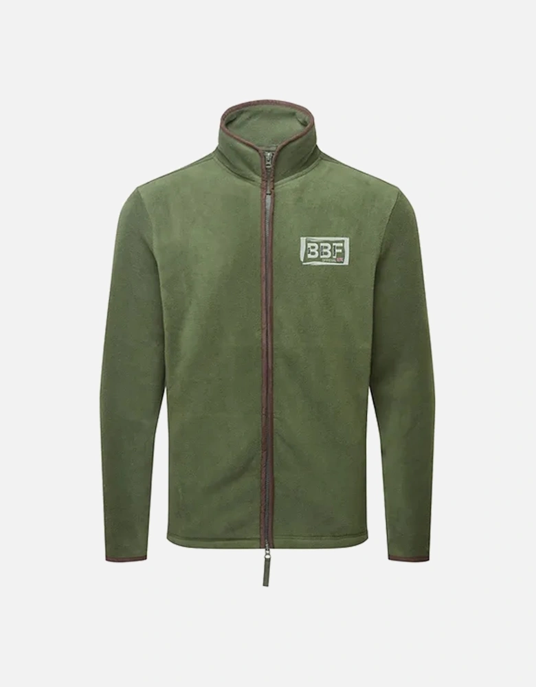 Back British Farming Men's Fleece Jacket Moss Green