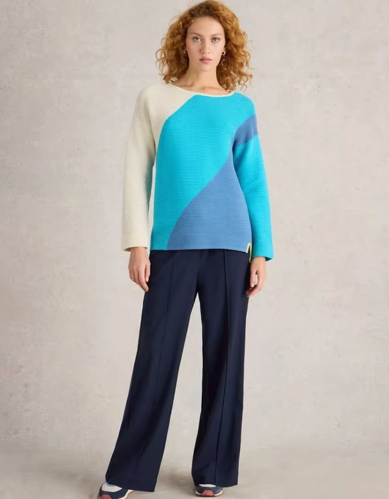 Women's Jana Abstract Jumper Bright Blue