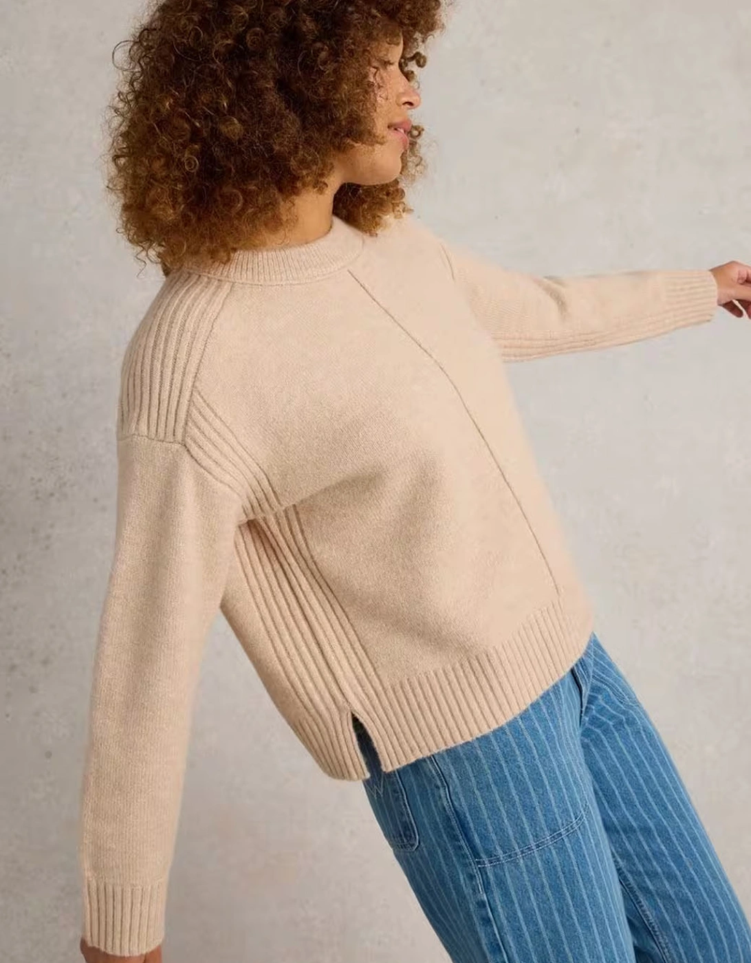 Women's Lovely Boxy Jumper Light Natural