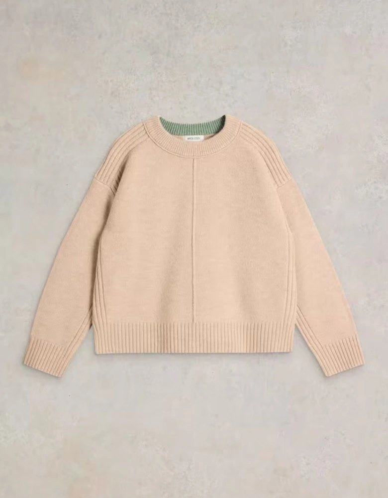 Women's Lovely Boxy Jumper Light Natural