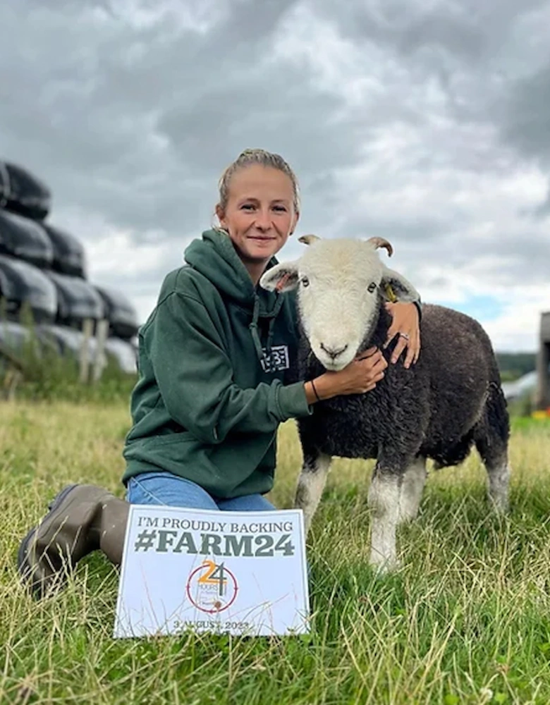 Back British Farming Unisex Support Our Standards Hoodie Dark Green