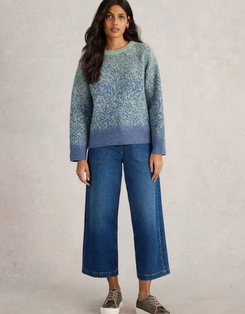 Women's Ombre Jumper Blue Multi