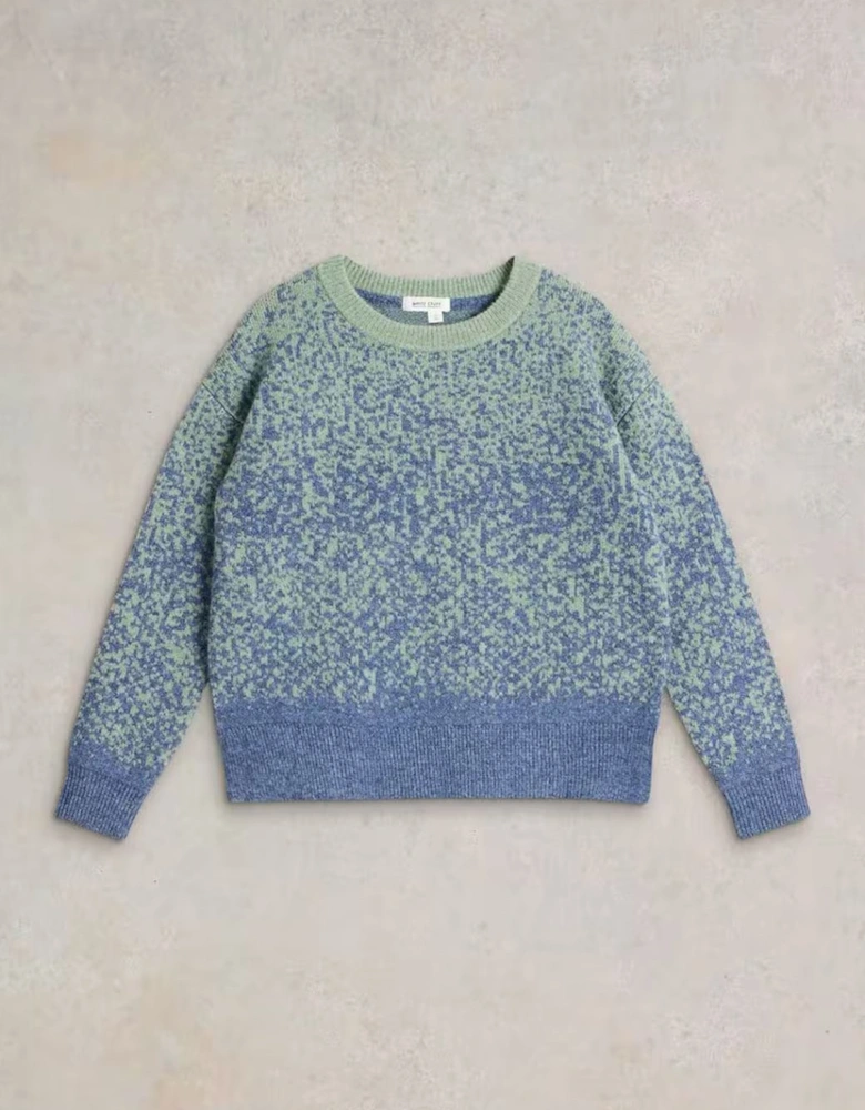 Women's Ombre Jumper Blue Multi