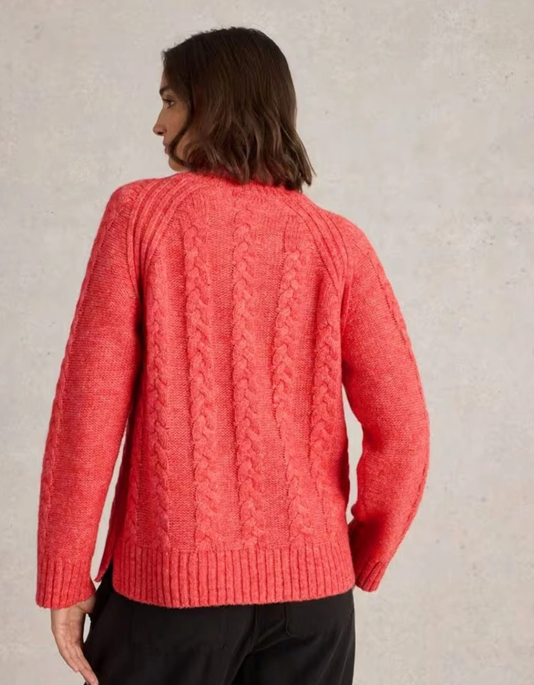 Women's Cleo Jumper Mid Coral