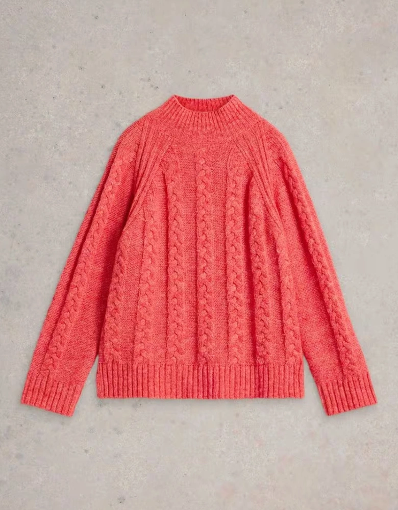 Women's Cleo Jumper Mid Coral