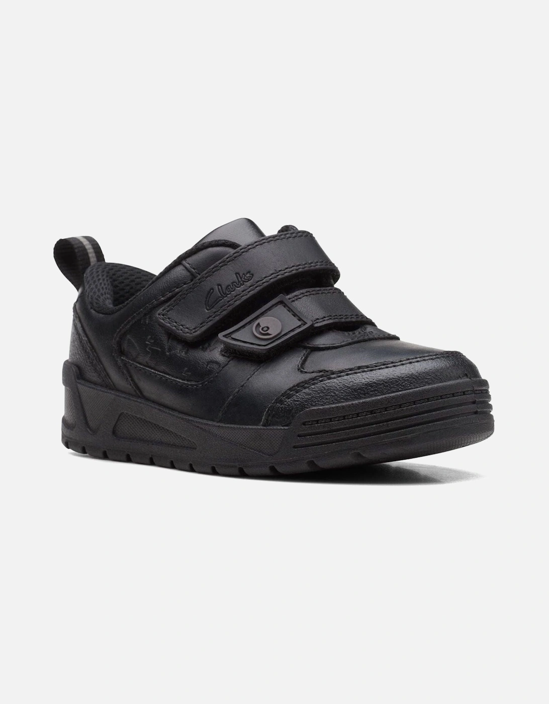 Clarks Clarks Palmer Mist Kid in black leather