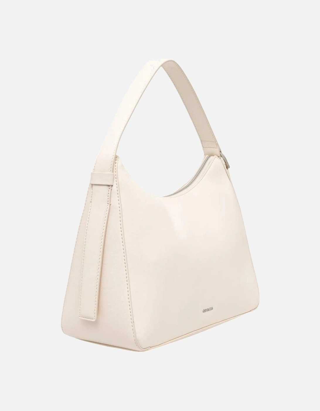 Plain Handbag with Zip Fastening Women - White Bags