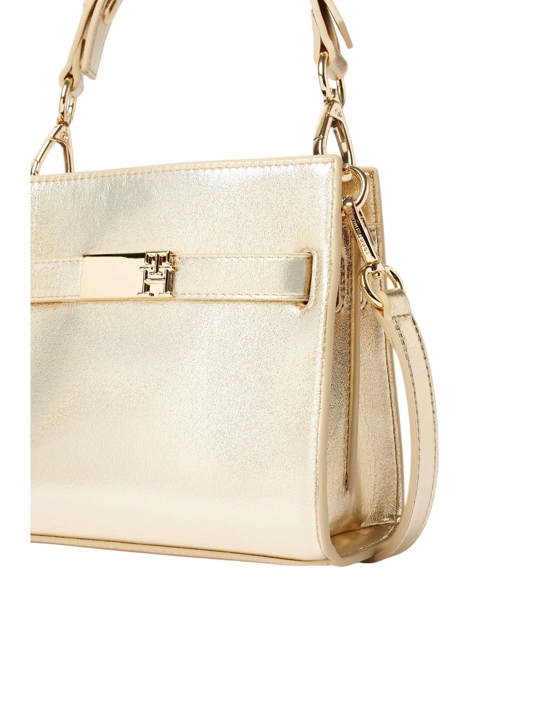 Polyurethane Crossbody Bag with Article Code Women - Gold