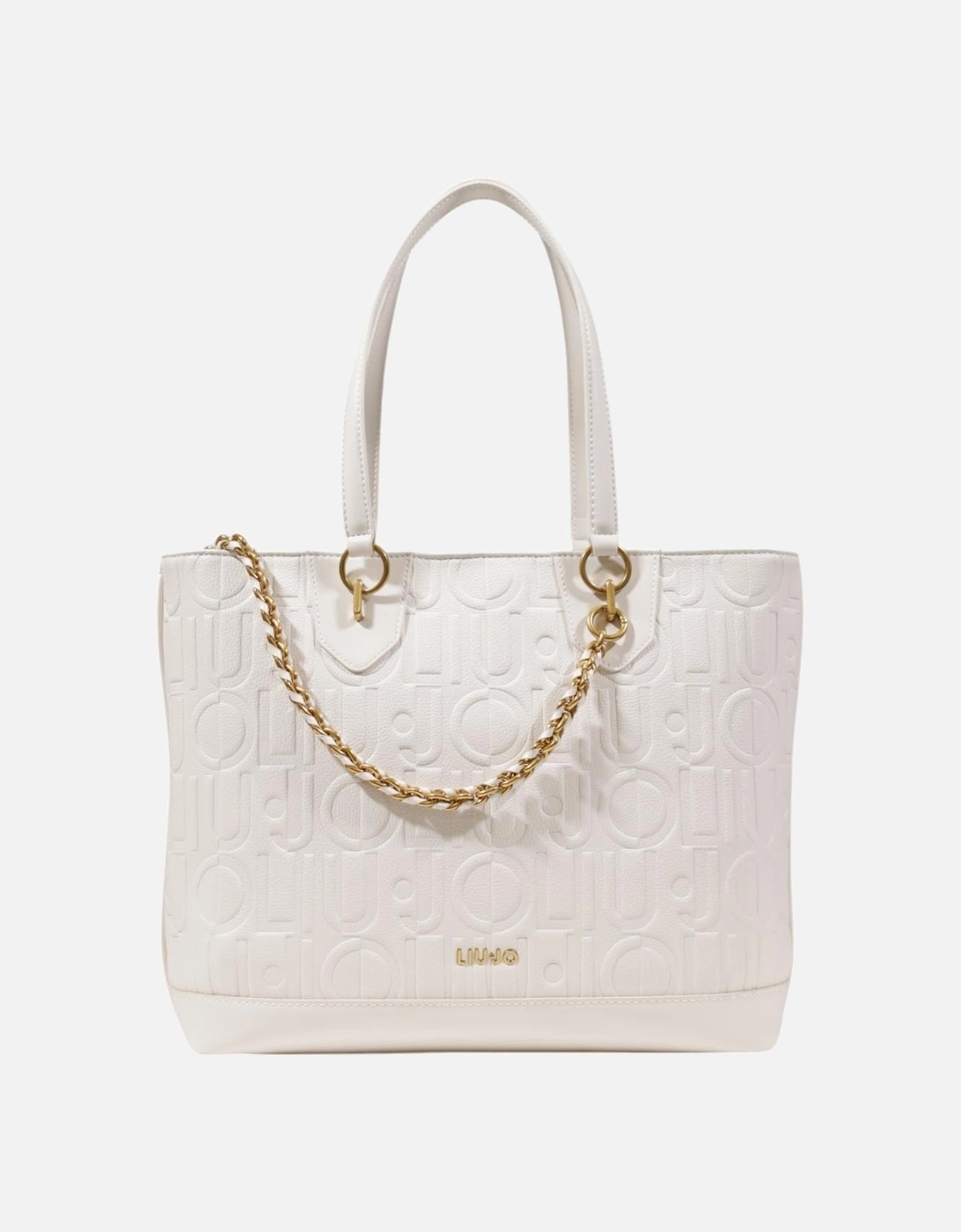 Handbag with Shoulder Strap and Zip Fastening Women - White Bags, 4 of 3