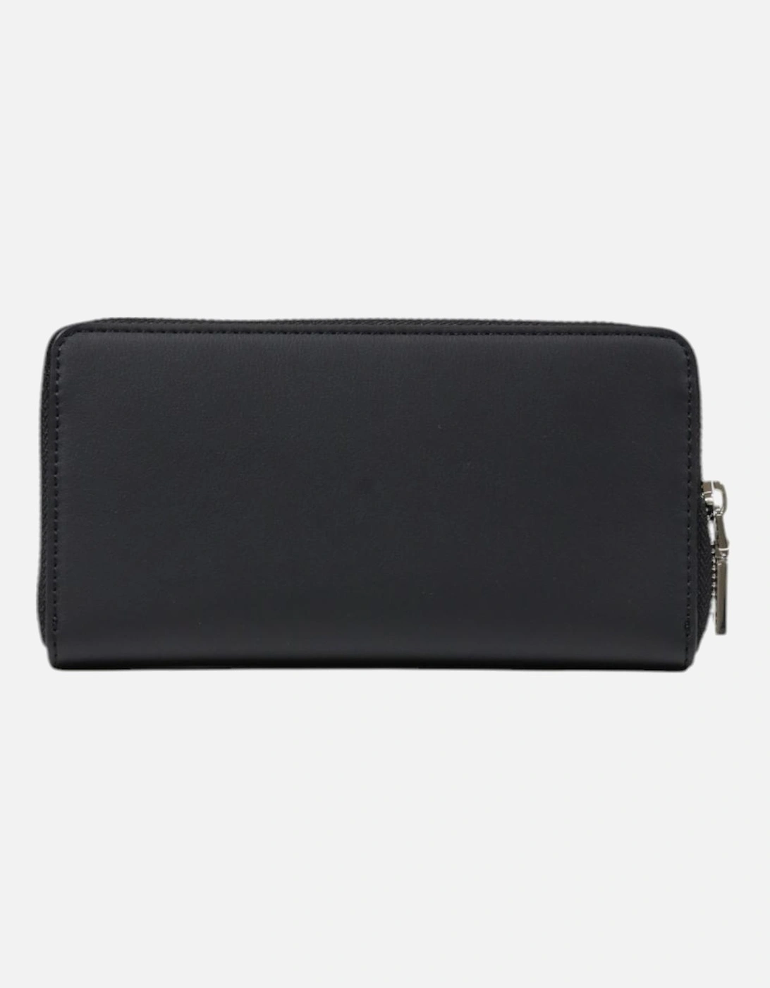 Zip Fastening Polyurethane Wallet Women - Grey