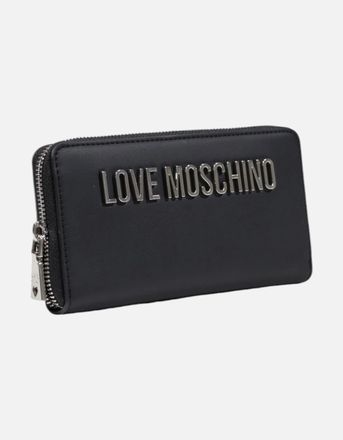 Zip Fastening Polyurethane Wallet Women - Grey