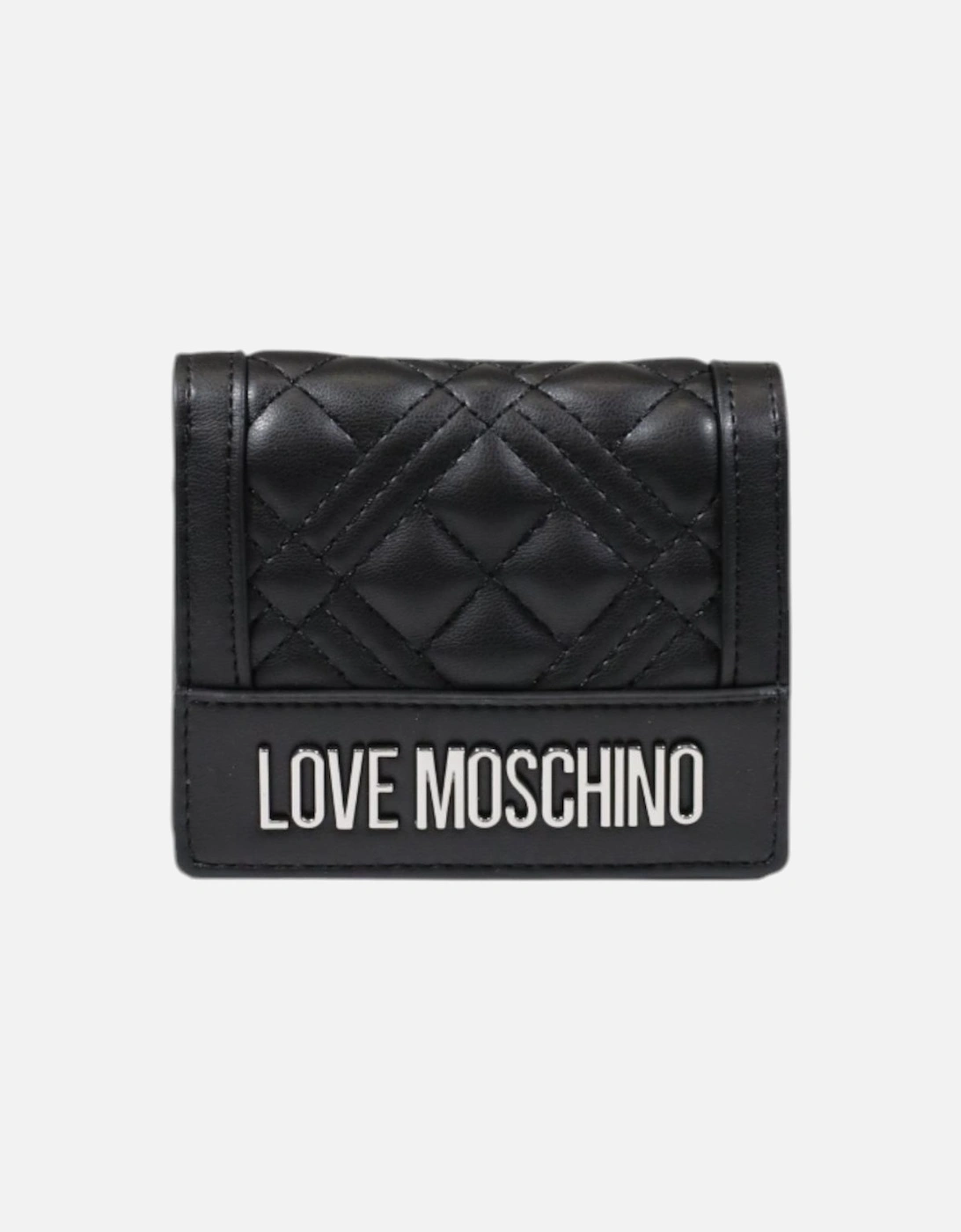 Clip Fastening Polyurethane Wallet Women - Black, 4 of 3