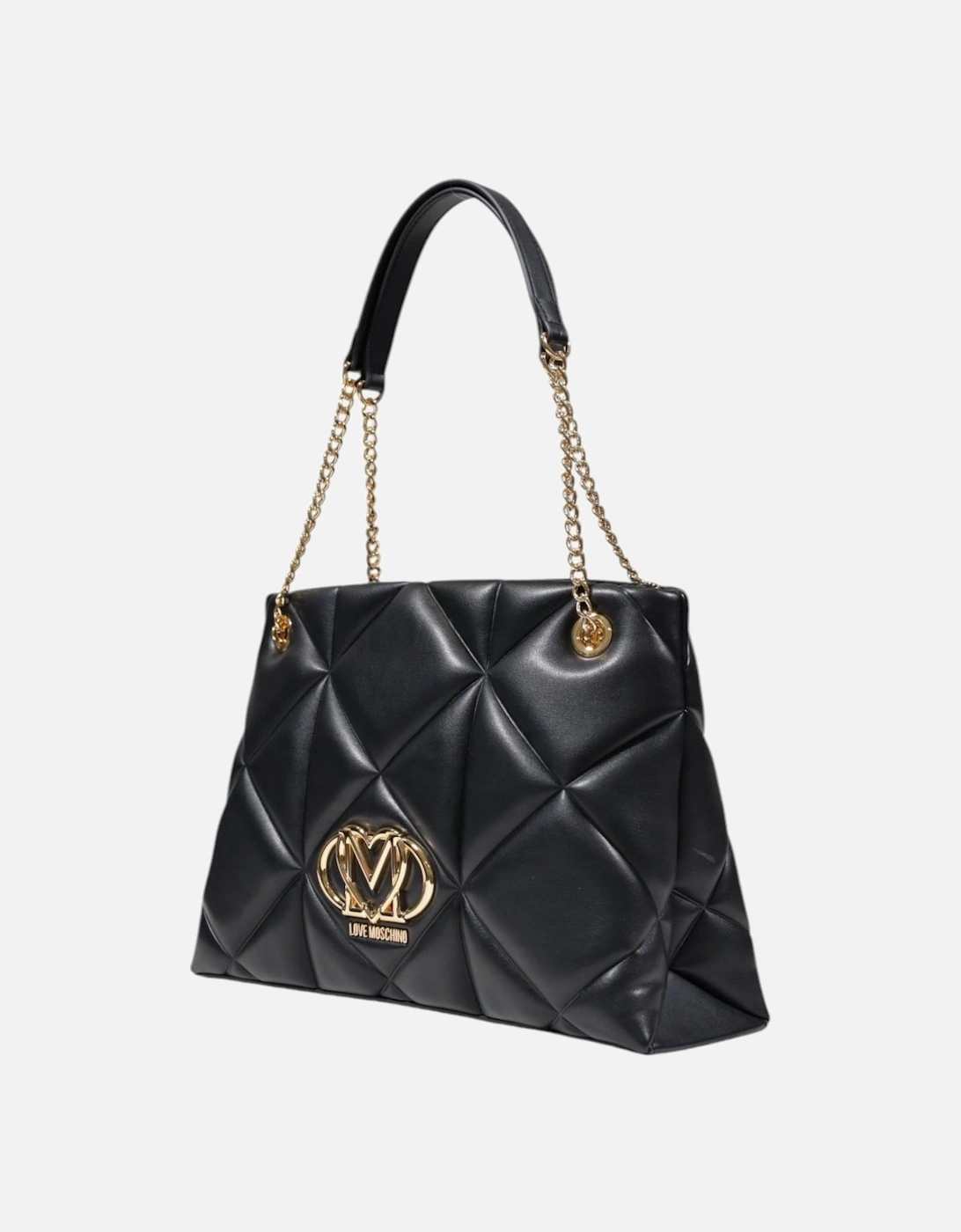 Plain Handbag with Zip Women - Black Bags