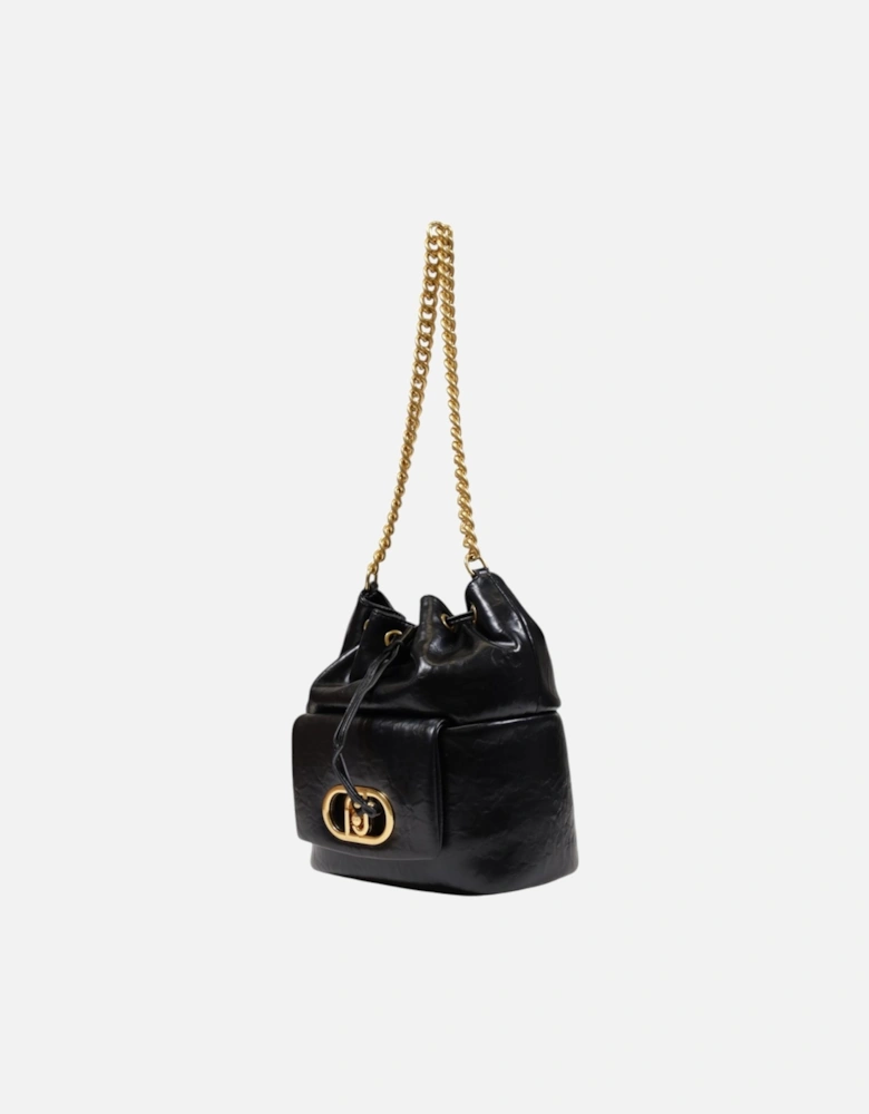 Lace-Up Polyester Bag Women - Black