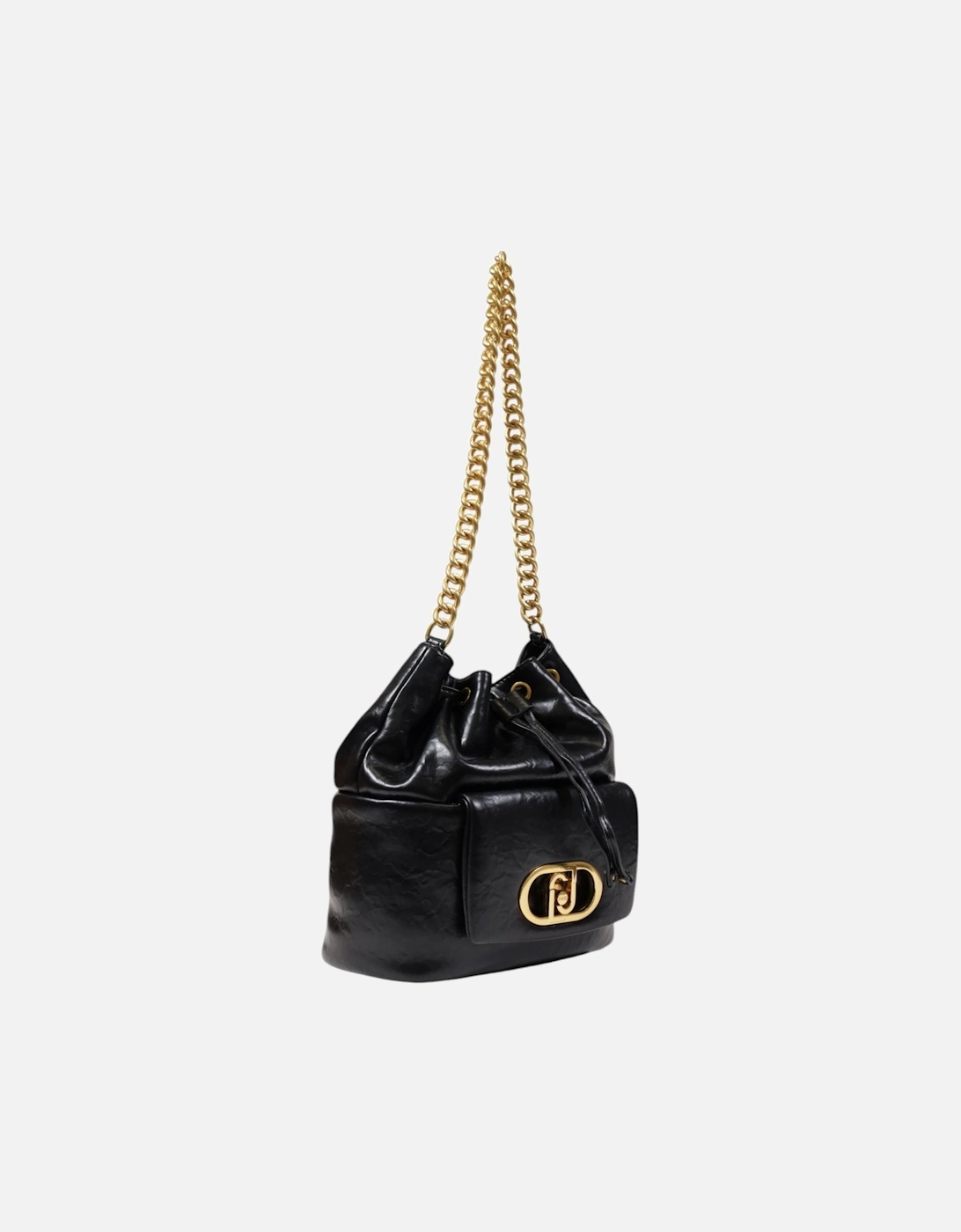 Lace-Up Polyester Bag Women - Black