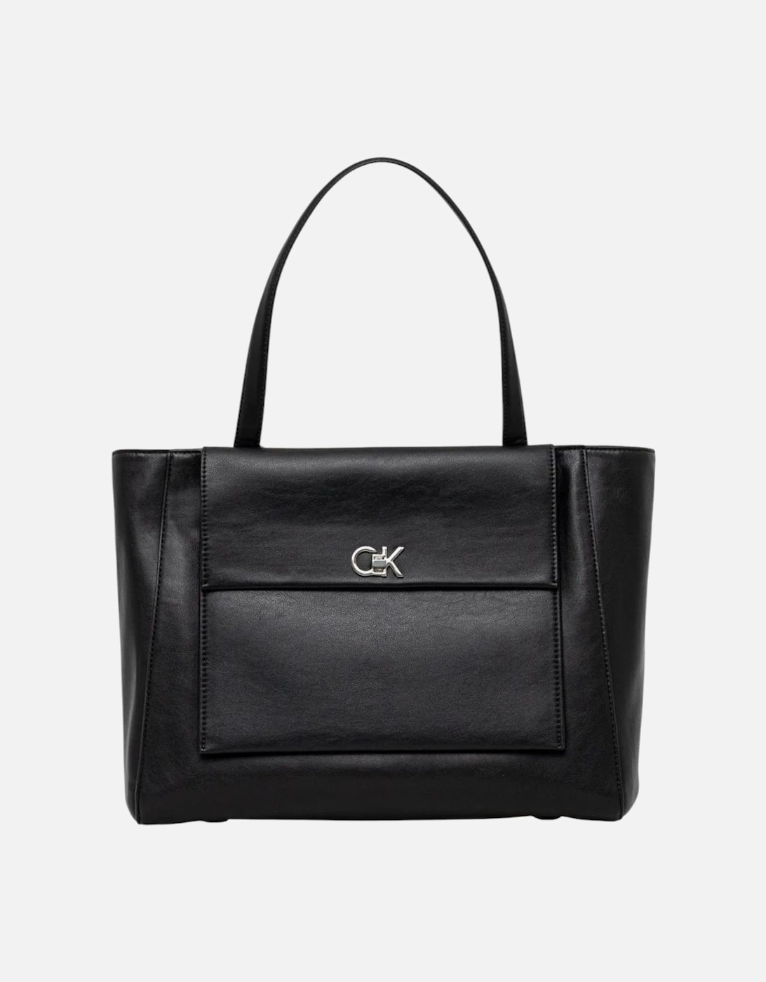 Plain Handbag with Zip Fastening Women - Black Bags, 4 of 3