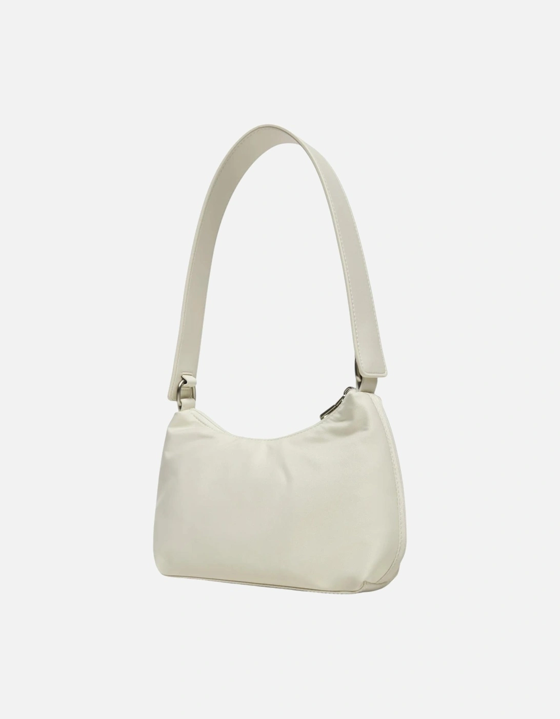 Plain Handbag with Zip Fastening Women - White Bags