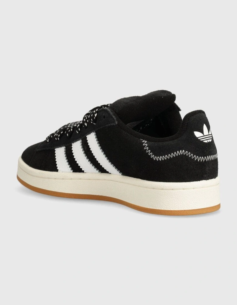 Retro-Inspired Leather Sneakers Women - Core Black