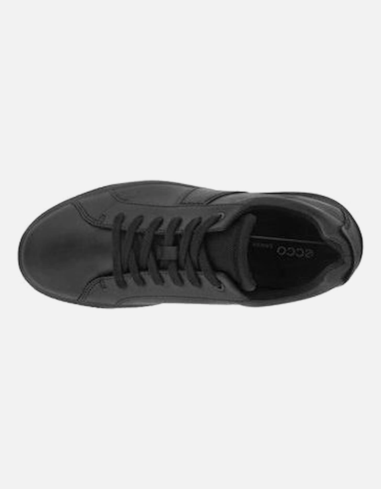 Byway 501594-51052 all black leather sneaker