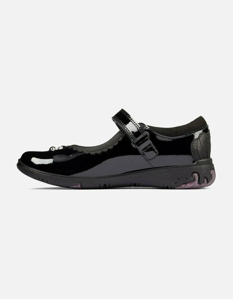 Sea Shimmer black patent