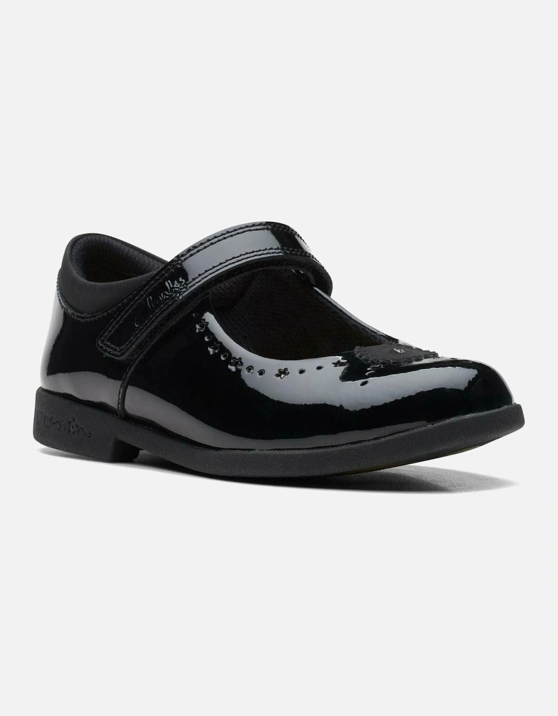 Clarks Clarks Magic Step Bar Kid black patent