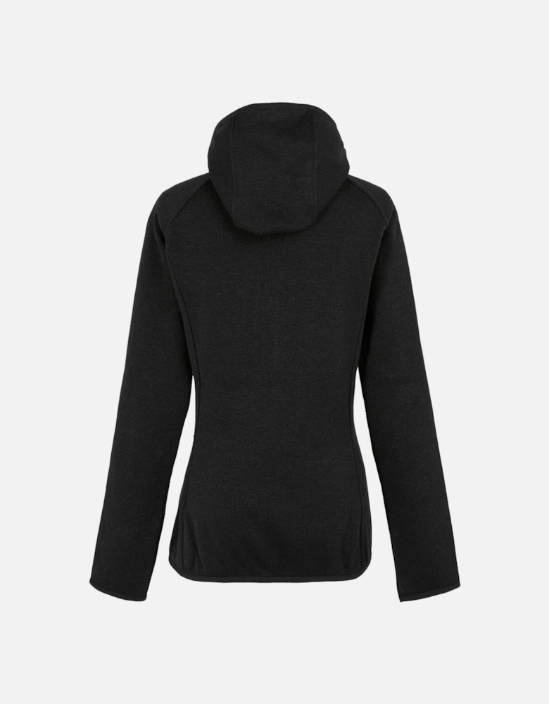 Womens/Ladies Newhill Marl Hooded Fleece Jacket