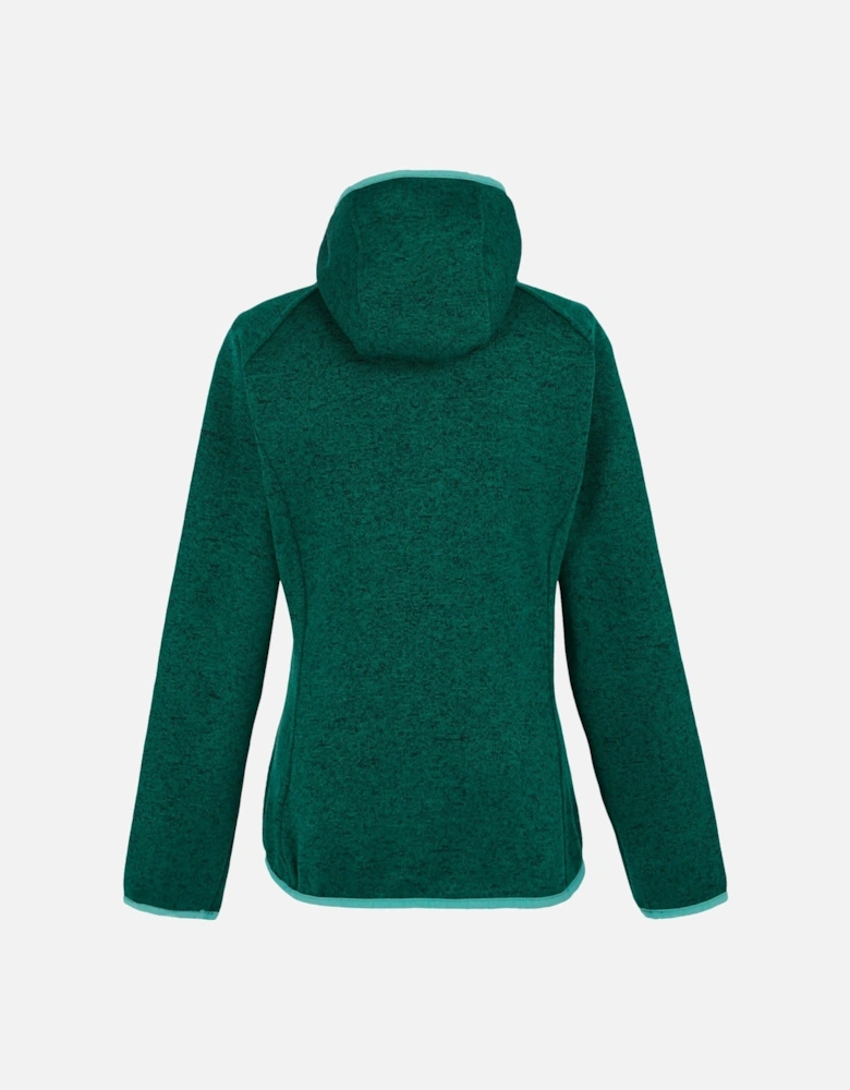 Womens/Ladies Newhill Marl Hooded Fleece Jacket