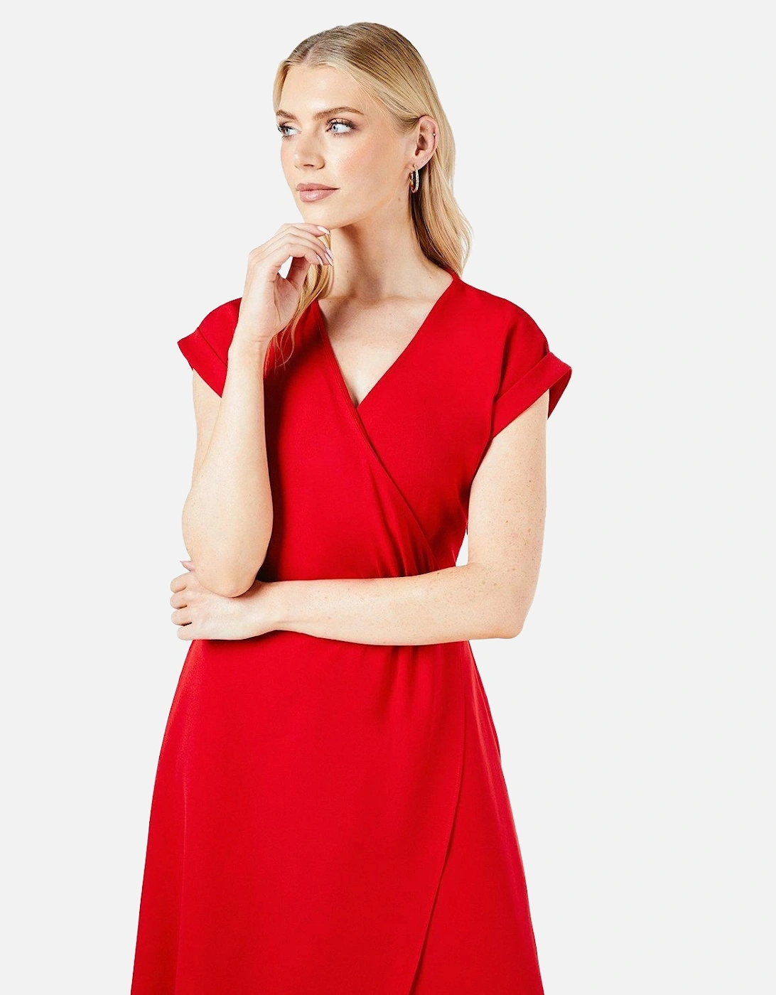 Womens/Ladies Twist Wrap Dress