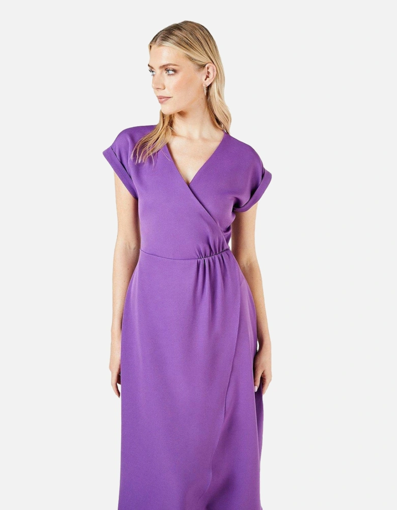 Womens/Ladies Twist Wrap Dress