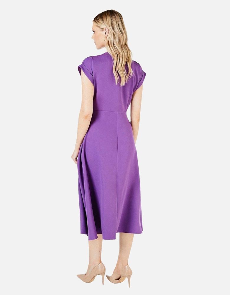 Womens/Ladies Twist Wrap Dress