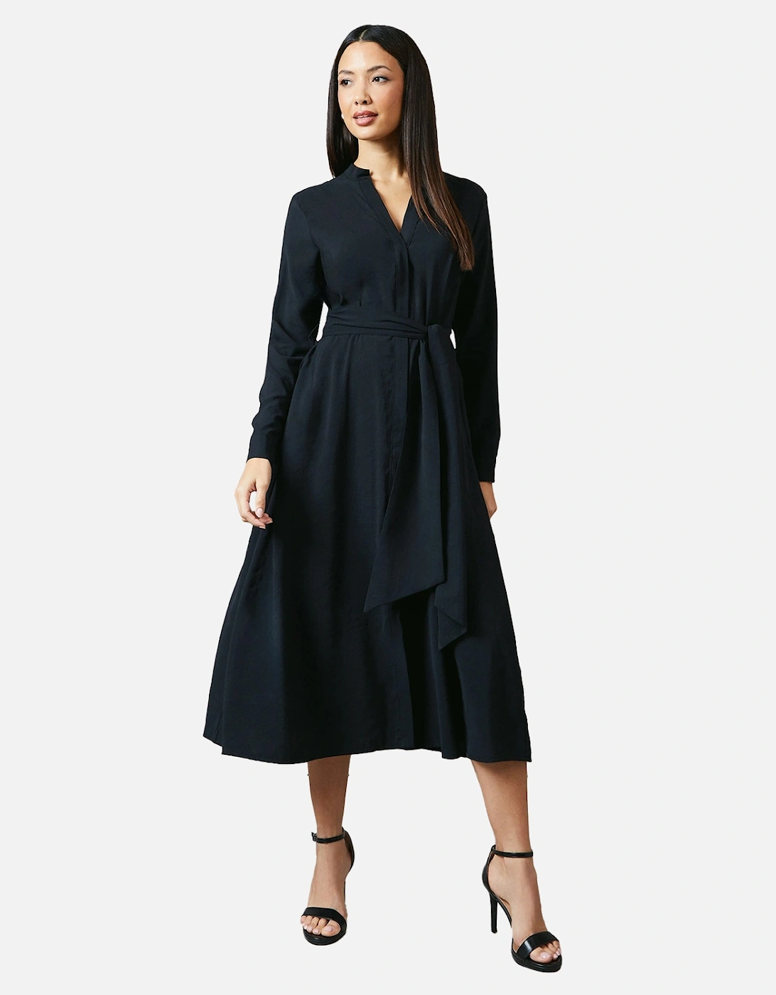 Womens/Ladies Belted Shirt Dress