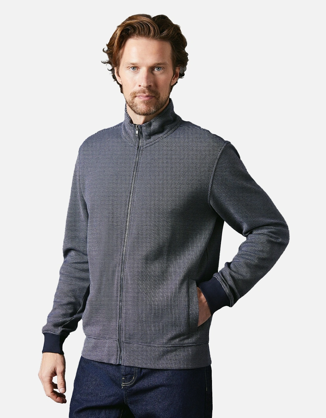 Mens Birdseye Sweatshirt, 4 of 3