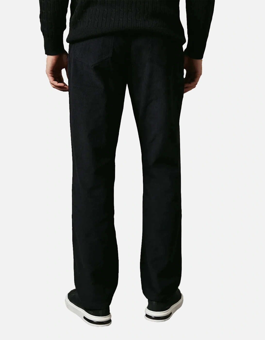 Mens Corduroy 5 Pockets Straight Trousers