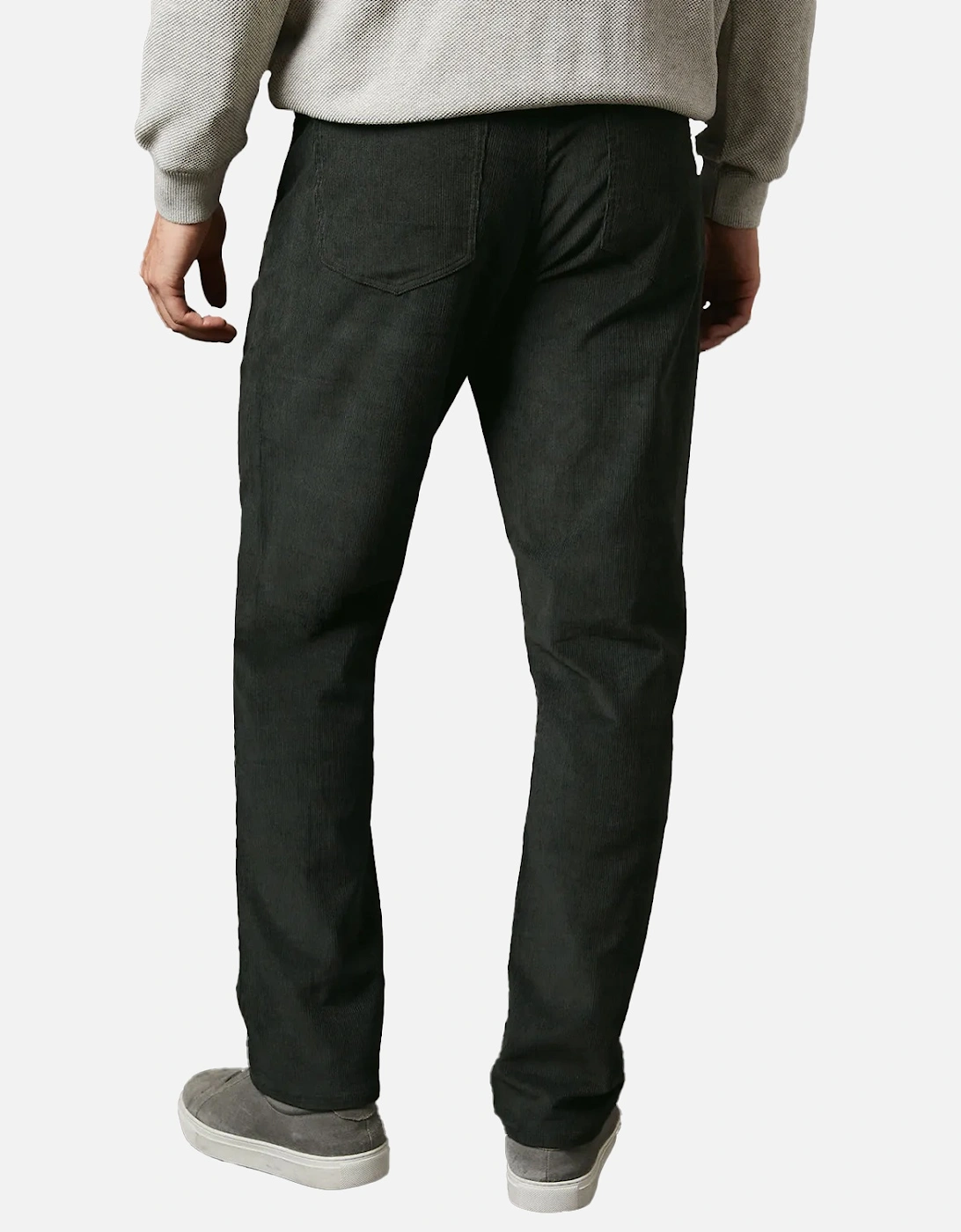 Mens Corduroy 5 Pockets Straight Trousers