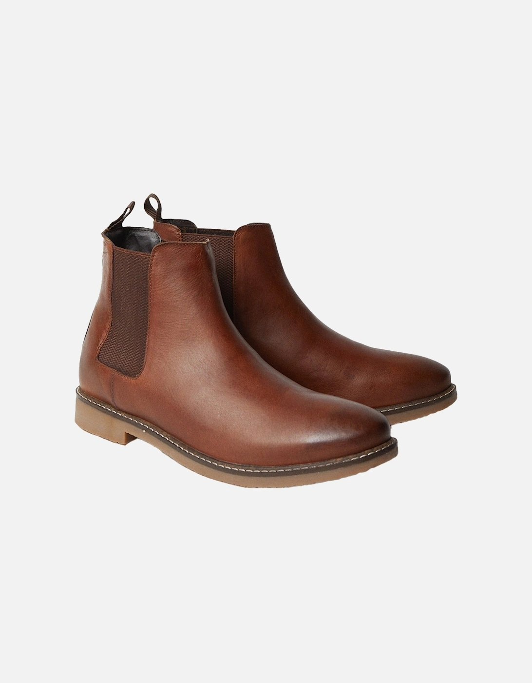 Mens Leather Chelsea Boots, 3 of 2