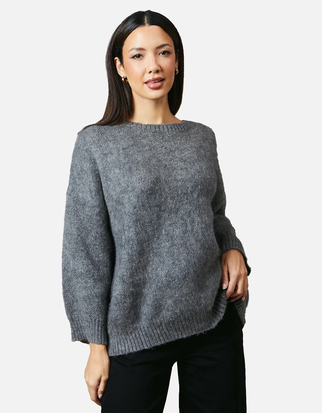 Womens/Ladies Slouch Jumper, 4 of 3