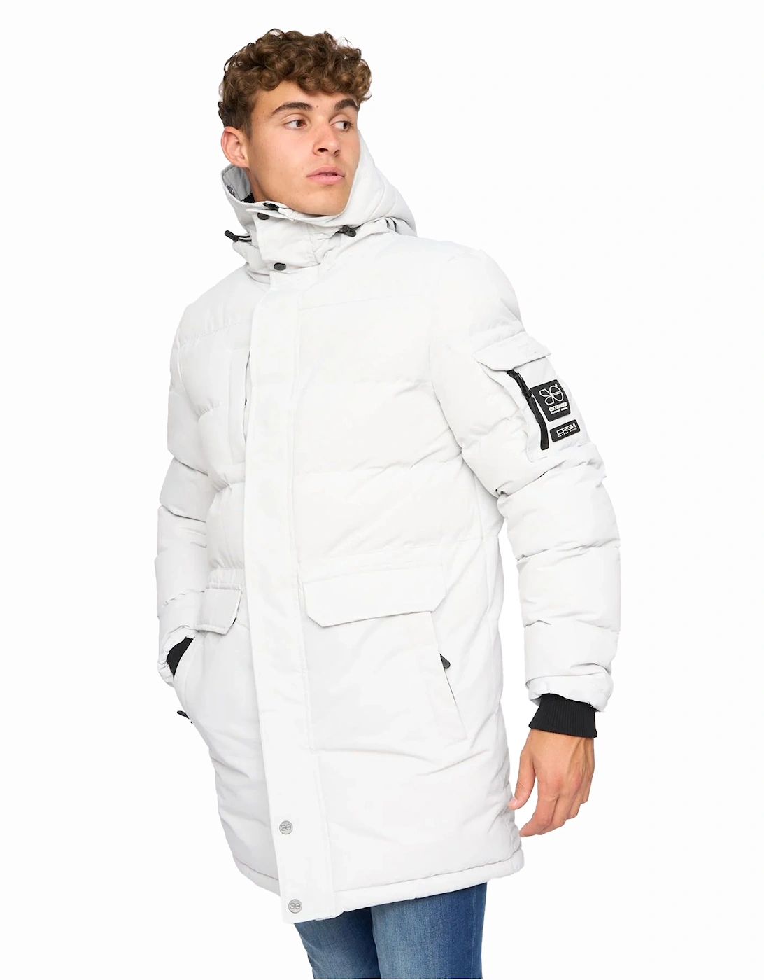 Mens Milwaka Long Padded Jacket, 5 of 4