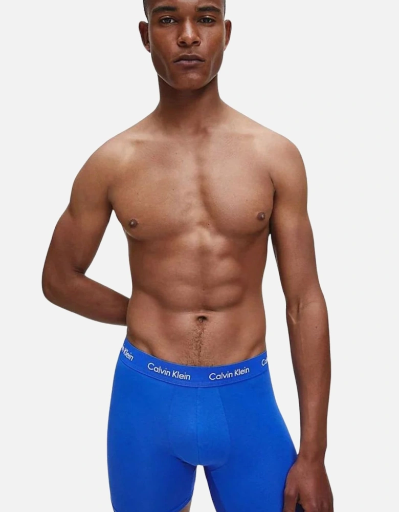 3-Pack Boxer Trunks, Black/Blue Shadow/Cobalt Water