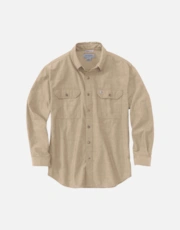 Dark Tan Chambray