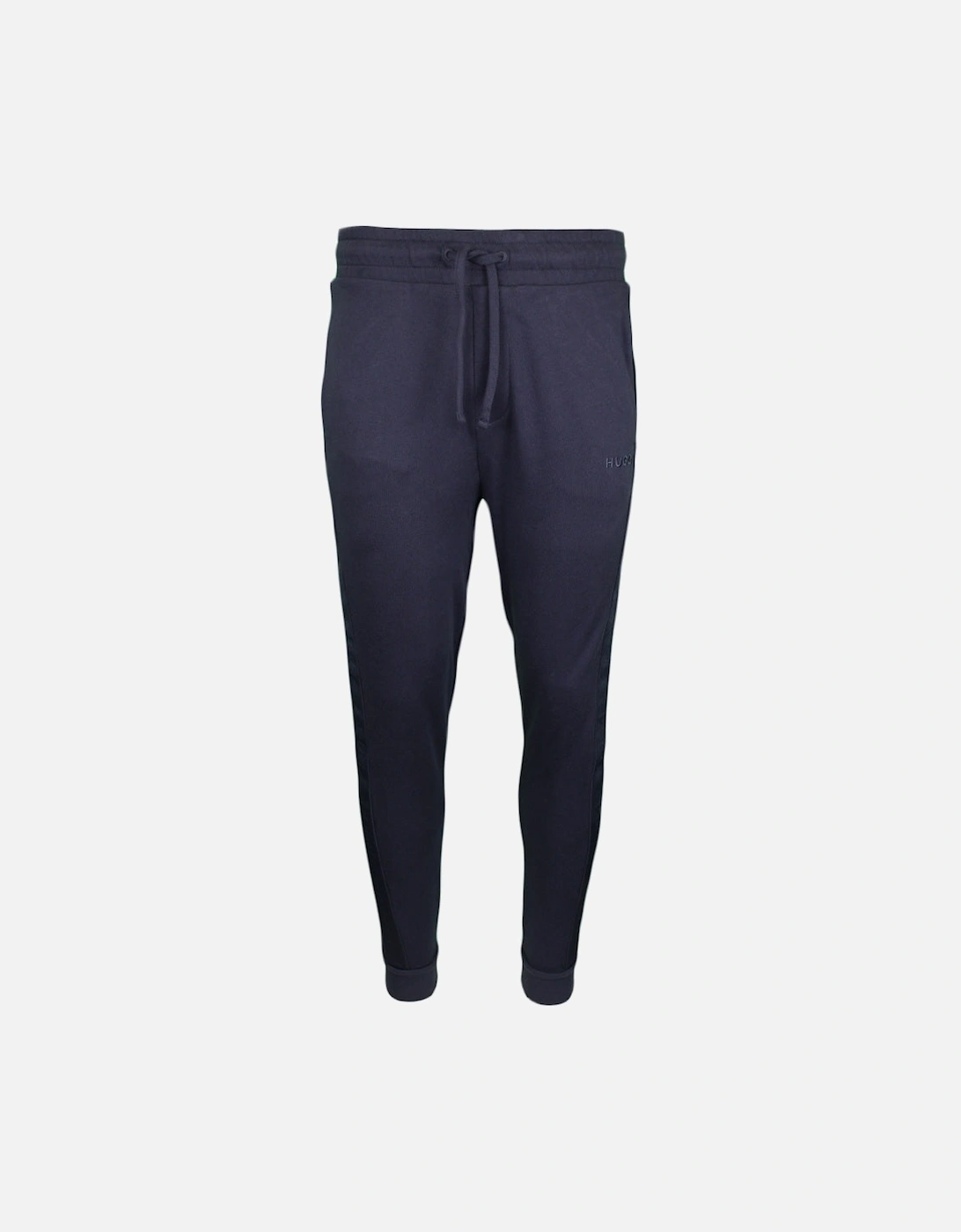 Cotton Terry Tonal Logo Jogging bottoms, Dark Blue, 4 of 3