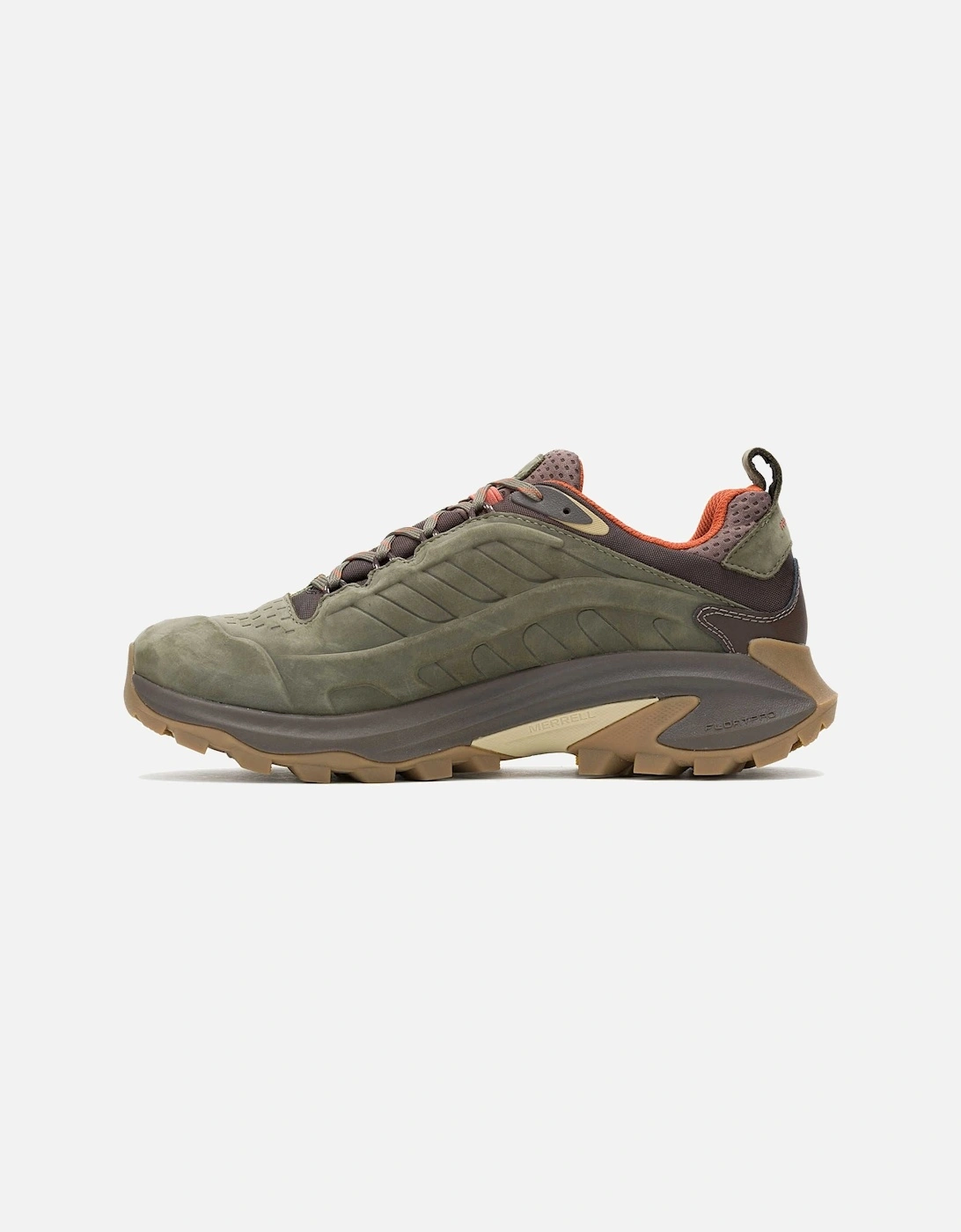 Moab Speed 2 Leather Men's Olive Trainers