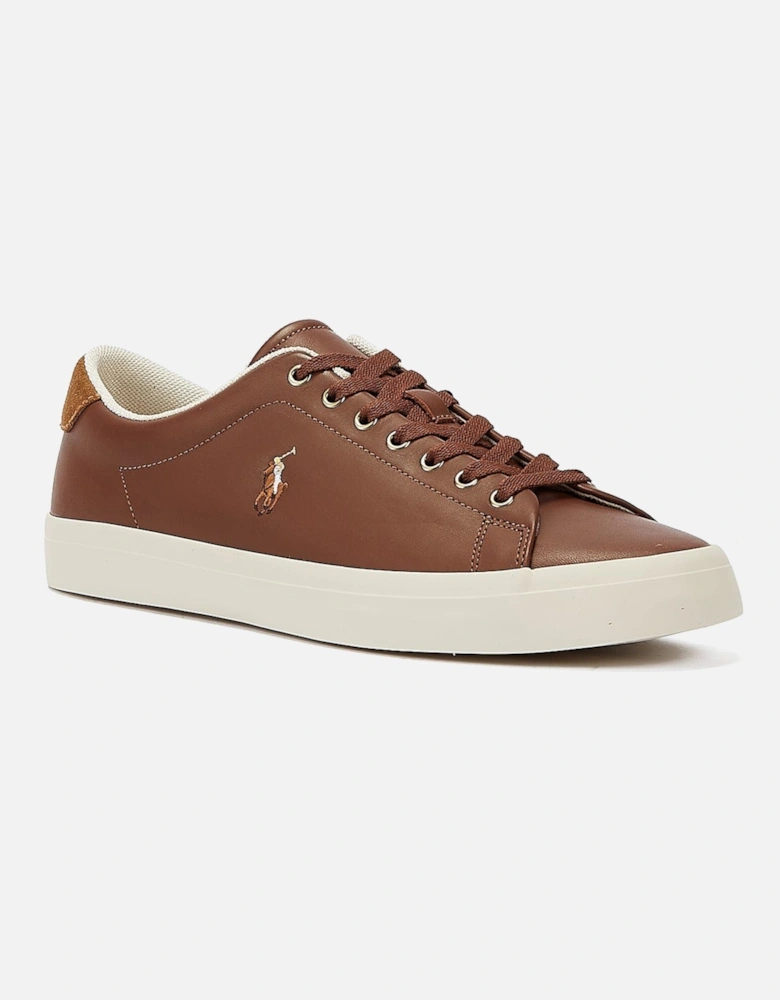 Longwood Leather Mens Tan Trainers