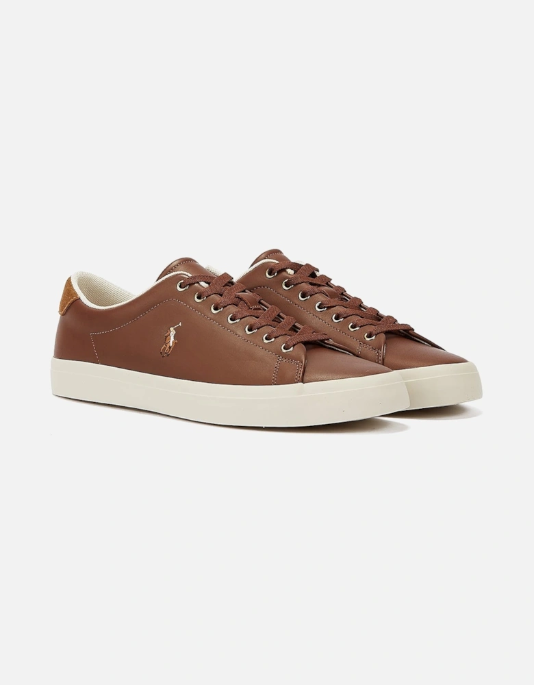 Longwood Leather Mens Tan Trainers