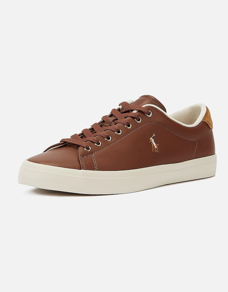 Longwood Leather Mens Tan Trainers