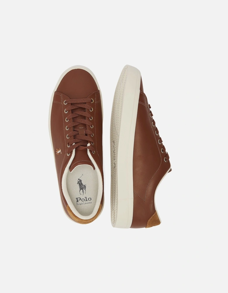 Longwood Leather Mens Tan Trainers